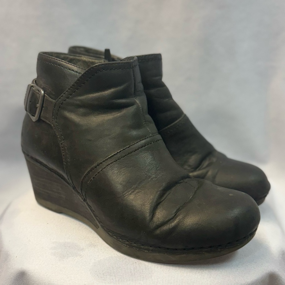Dansko Black Ankle Boots